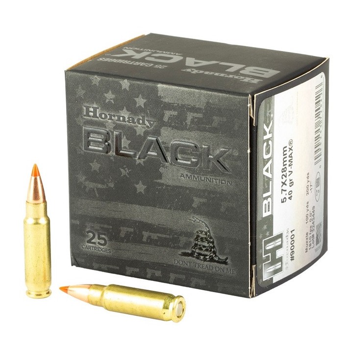 Hornady Black 5,7x28 - 40gr - V-Max (x25)