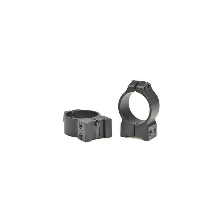 Colliers Warne pour rail d'origine Tikka - 30mm - fix