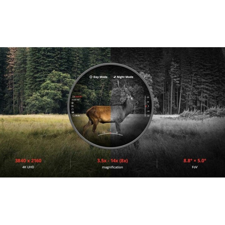 Hikmicro Alpex LRF - 4K - A50EL - 1.000m