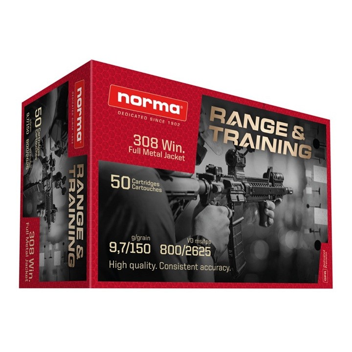 Norma 308W Range&Training - 9,7g/150 grs (x50)