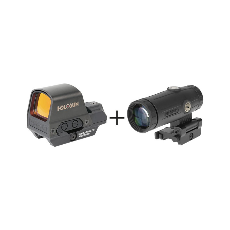 Holosun Combo HS510C RED + Magnifier HM3X