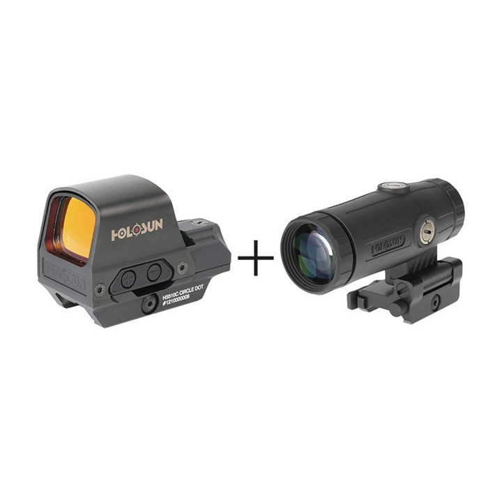 Holosun Combo HS510C RED + Magnifier HM3X