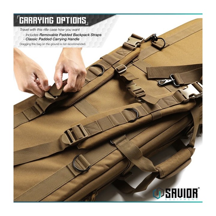 Savior American Classic 46" Double Rifle - FDE