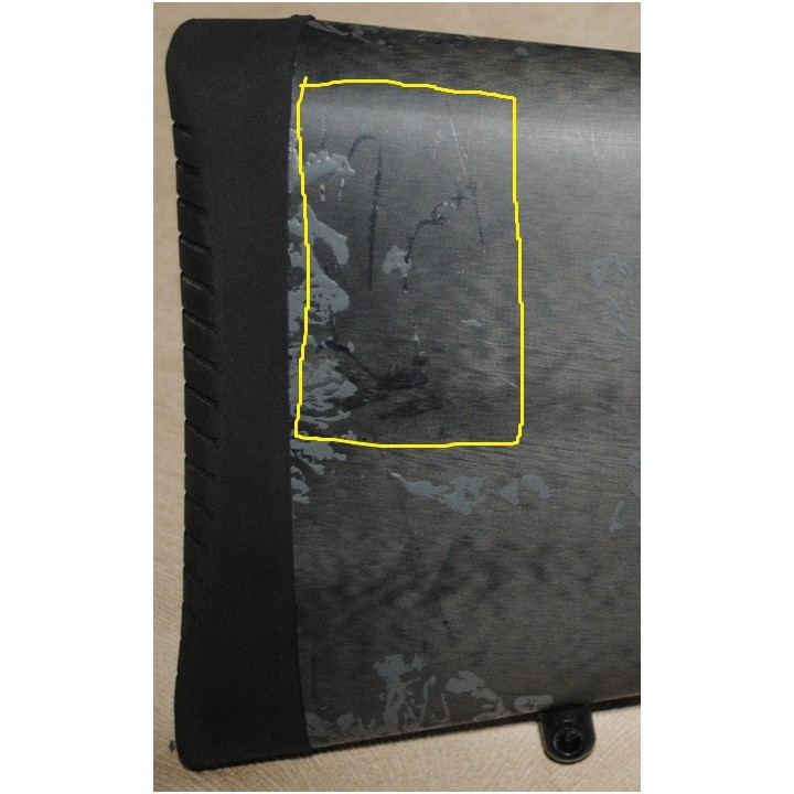 Christensen Ridgeline FFT carbone with gray accents - 308W - 51cm - 5/8"x24