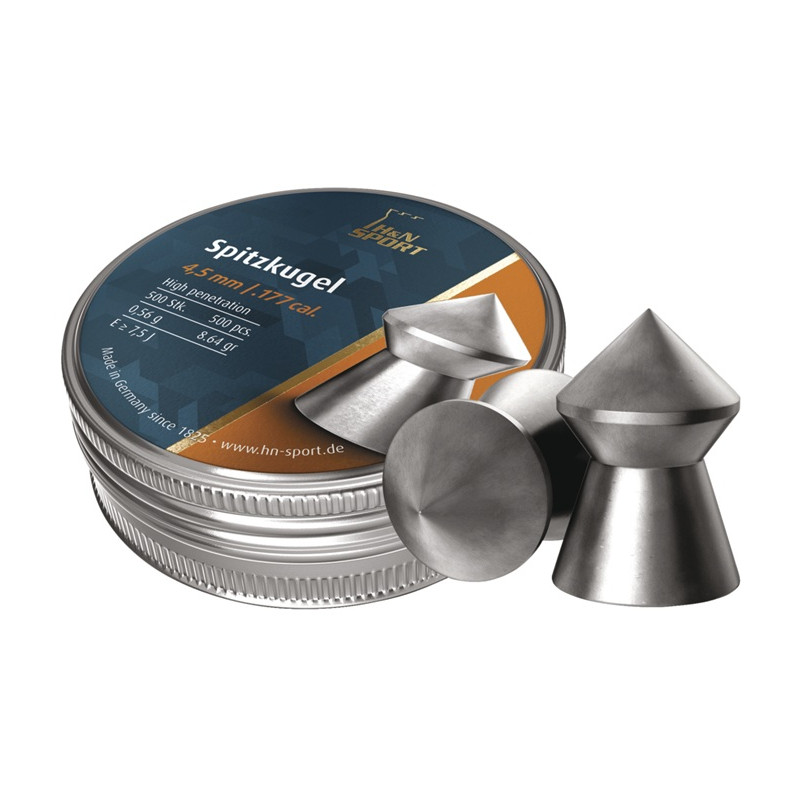 Plomb HN Spitzkugel 4,5mm - (x500)