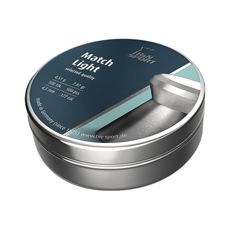 Plomb HN Match Light 4,5mm - (x500)