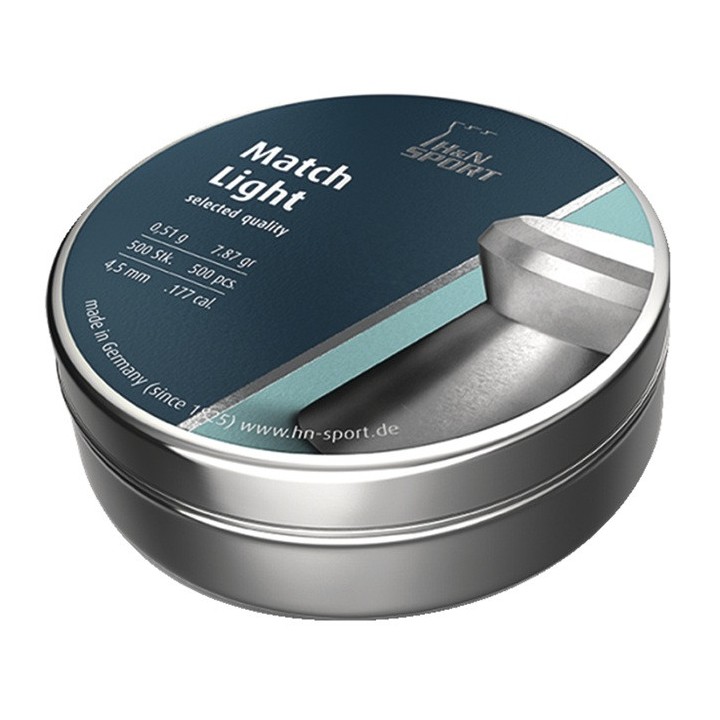 Plomb HN Match Light 4,5mm - (x500)