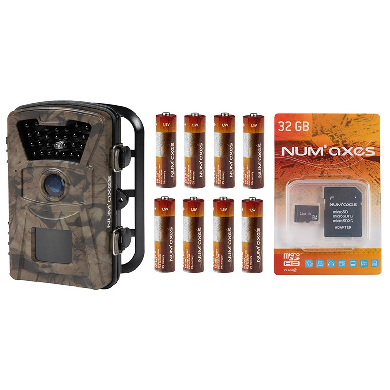 Pack piège photo Num'axes - PIE1048 - 16MP + carte SD + piles