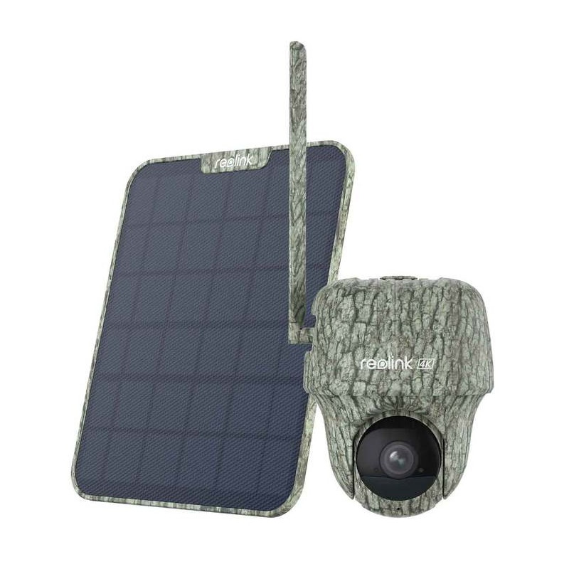 Piège photo Reolink G450 - camo + panneau solaire