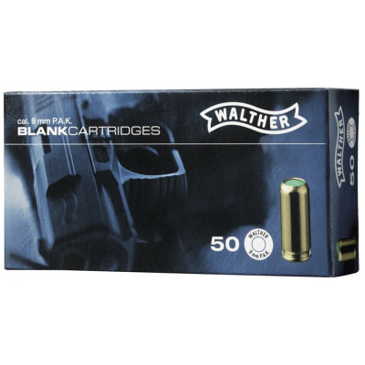 Walther 9mm PA à blanc - (x50)
