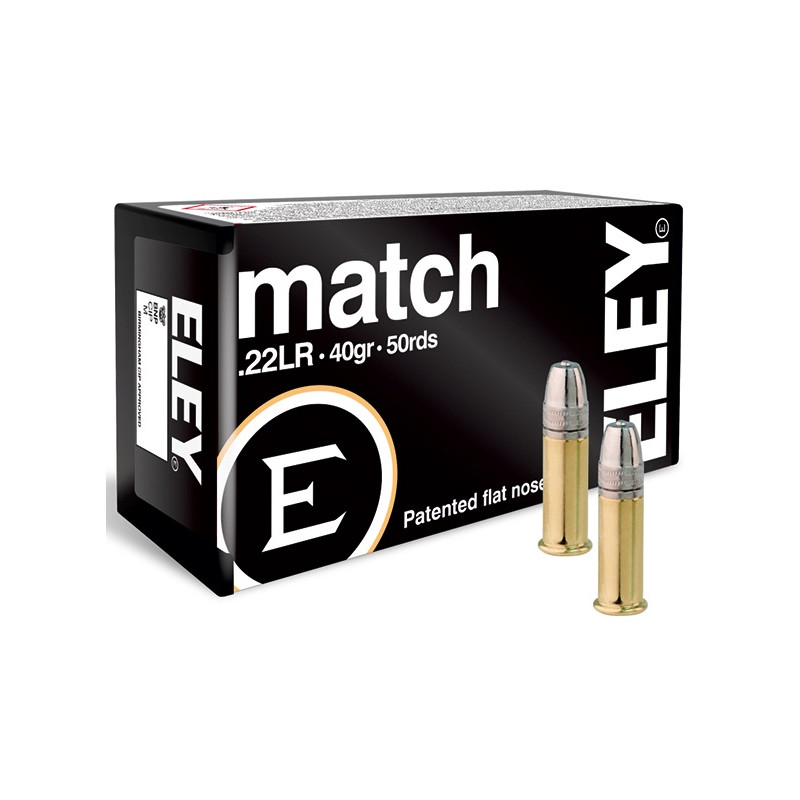 Eley 22LR MATCH 40grs - (x50)
