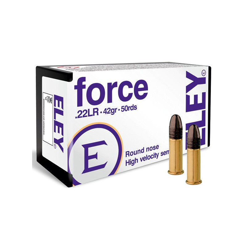 Eley 22LR Force 42grs - (x50)