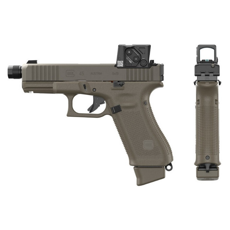 Glock 45 A-Cut COA Hunter Edition Fileté - 9x19 - 13.5x1LH - ODGreen