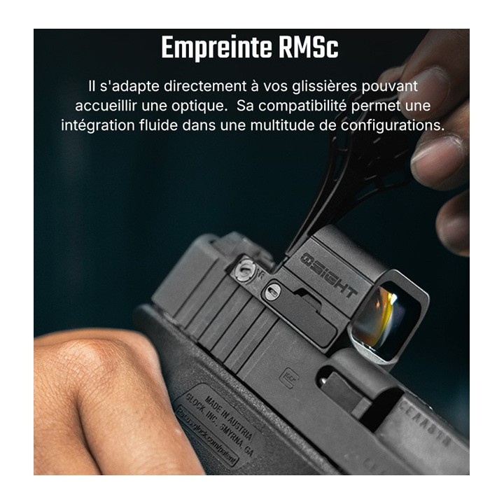 Olight Osight SE Rouge - Circle dot -RMSc