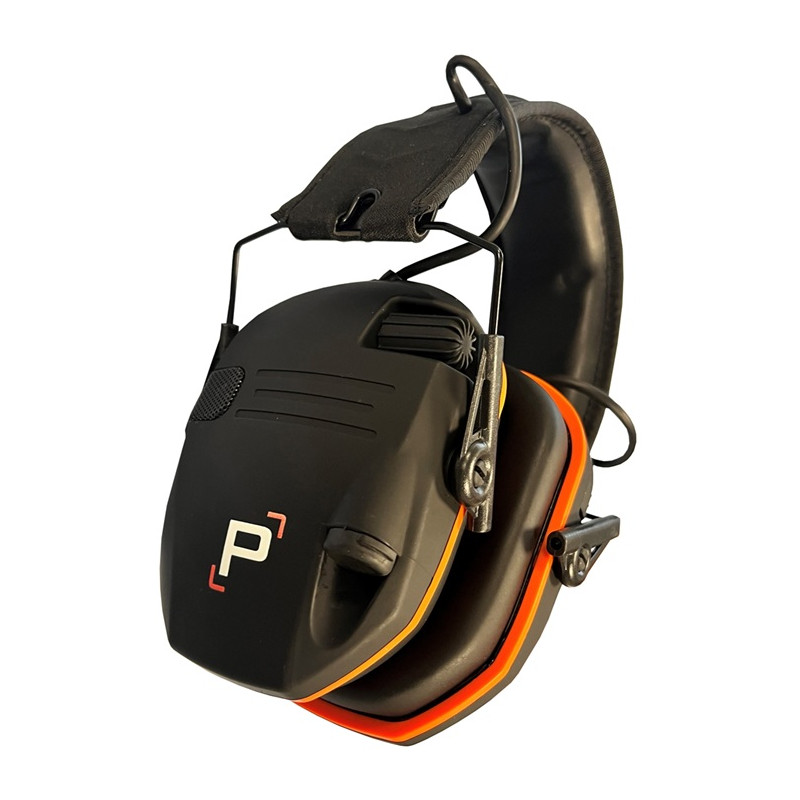 Casque électronique - noir/rouge - 25db - Pisteurs