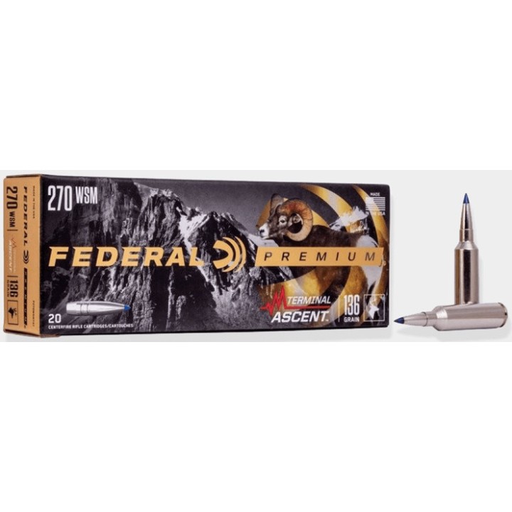 Federal 270WSM Terminal Ascent - 8,8g/136grs - (x20)