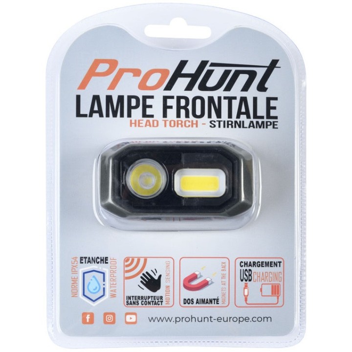 Frontale Prohunt - 480 lumens - rechargeable