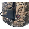 Gilet chauffant camo + batterie 5 000mah PISTEURS  Tailles : du S au 5XL.