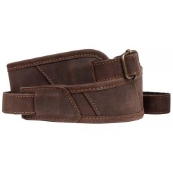 Bretelle cuir carabine - attache vissée - Sauer