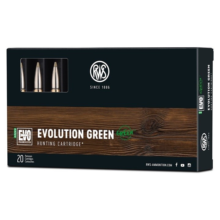 RWS 9,3x62 - Evo Green - 11,9g/184grs - (x20)