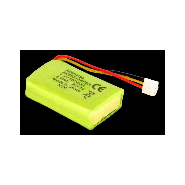 Accu Li-Po 7,4V - 500 mAh - pour collier 2600 T&B