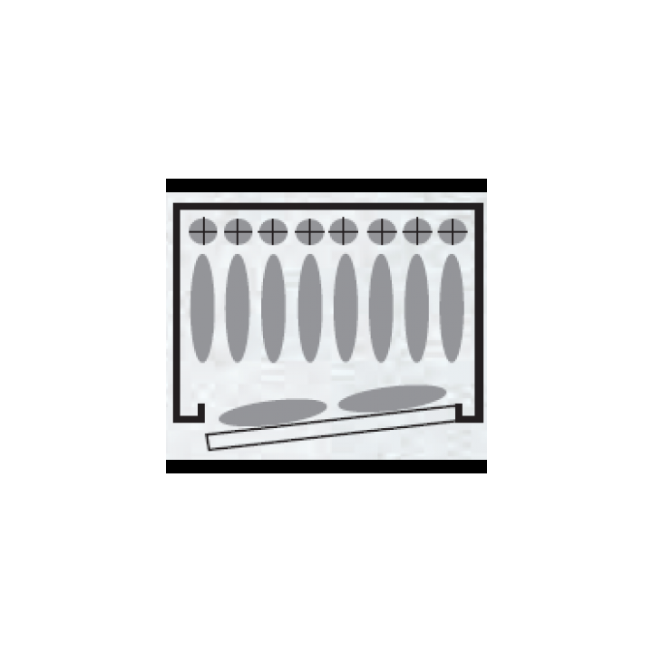 Coffre Infac Classic CT10 - 10 armes longues + coffre intérieur