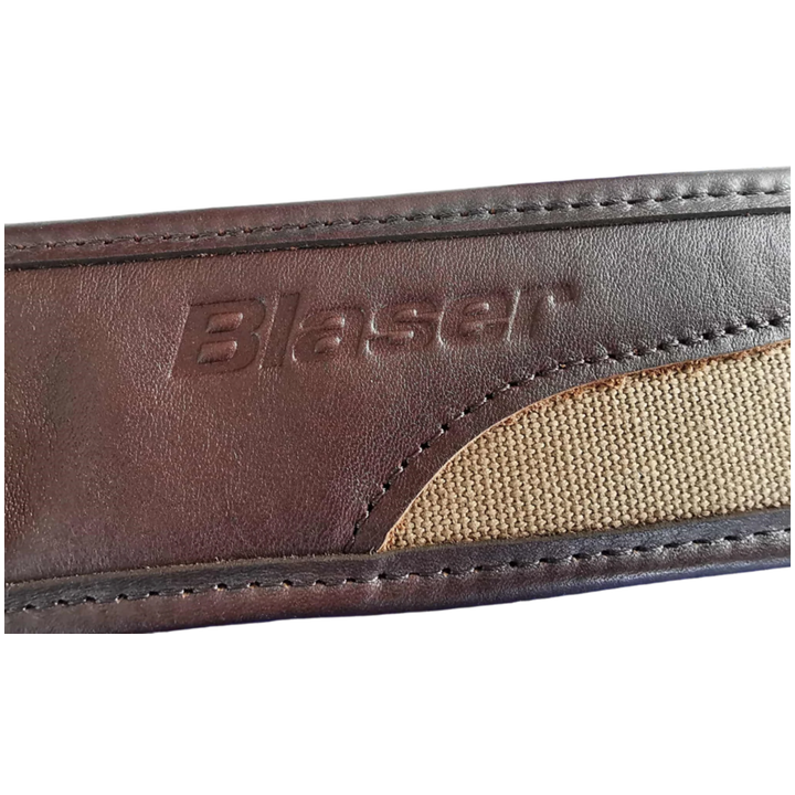 Bretelle Blaser - Cuir marron II / canvas - grenadières détachables