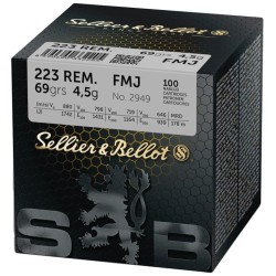 Sellier & Bellot 223Rem - FMJ - 69 grs - (x100)