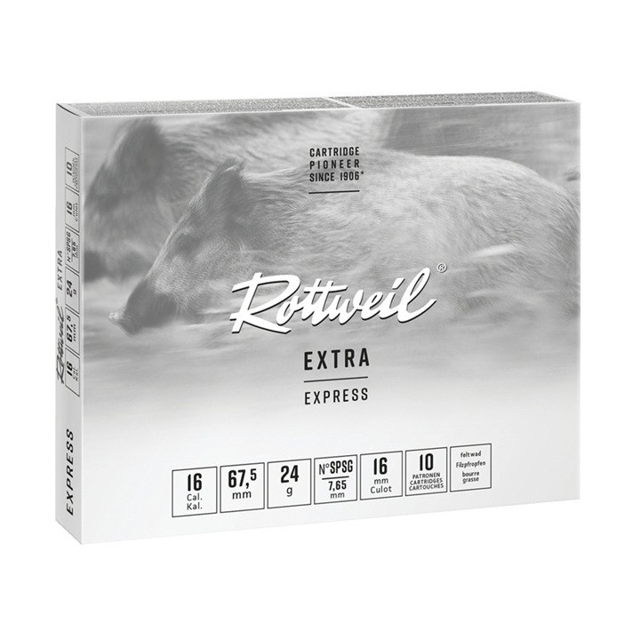 Rottweil Chevrotine 9 grains - 16/67 - 24g - BG