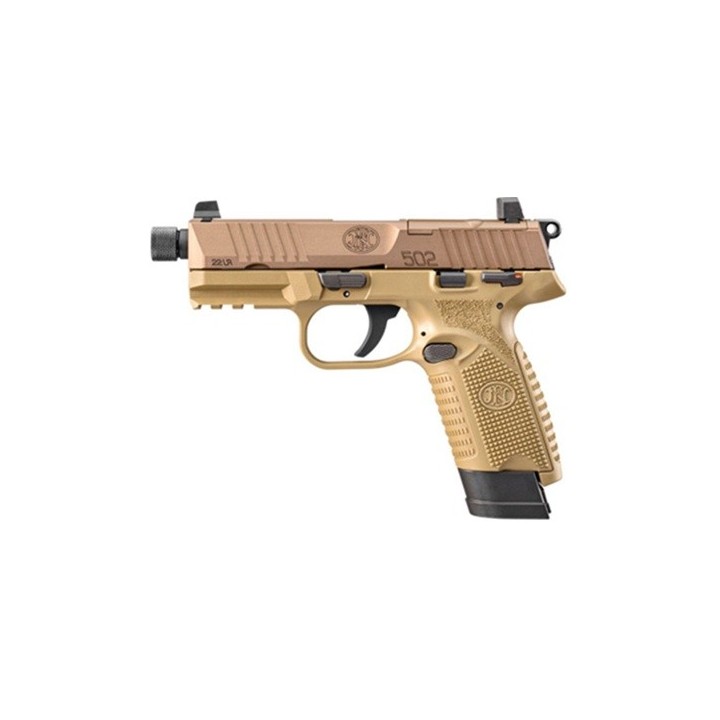 FN Herstal 502 Tactical FDE Tan ou Black - 22LR