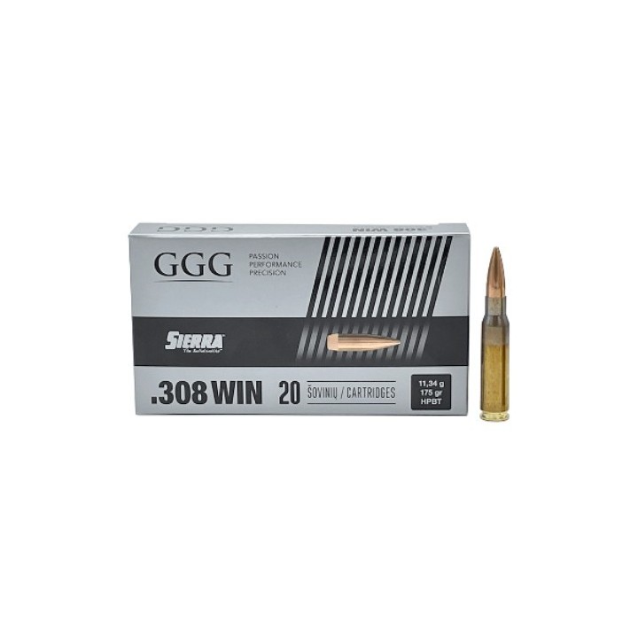 GGG 308W 175grs/11.34g - HPBT  - (x20)