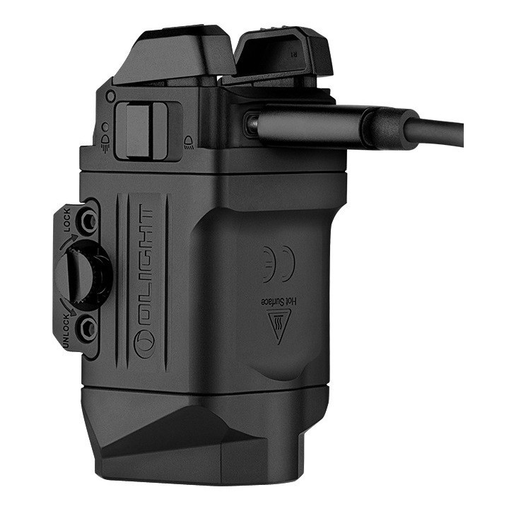 Olight Lampe PLX - Noire - 1200 lumens - picatinny
