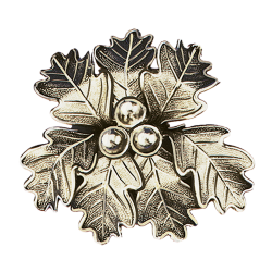 Feuille de chêne étain GM