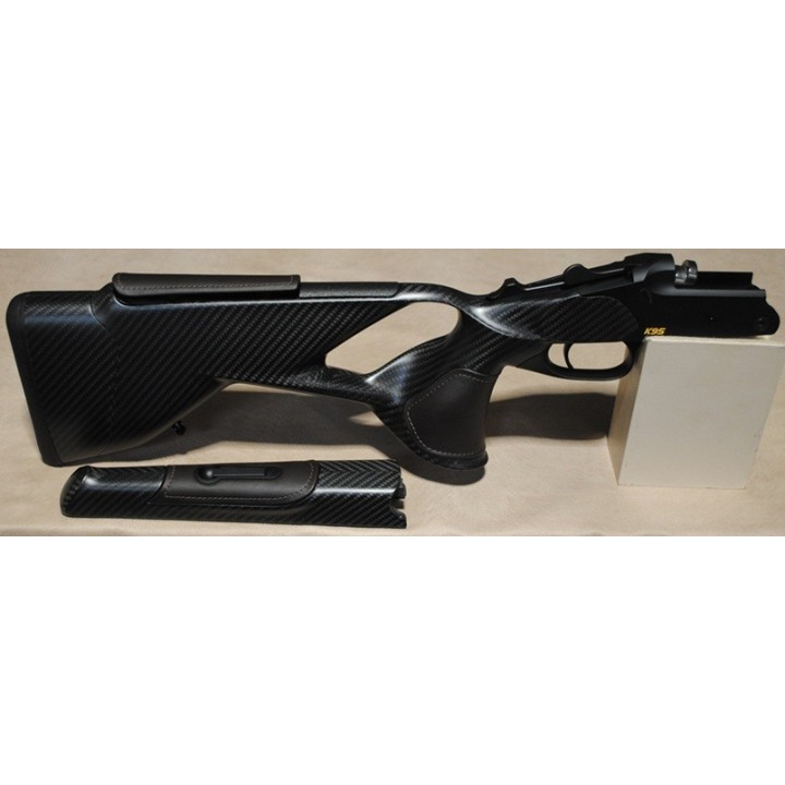 Carabine Kipplauf Blaser K95 Ultimate Carbon NX cuir brun + busc réglable - 7 RM