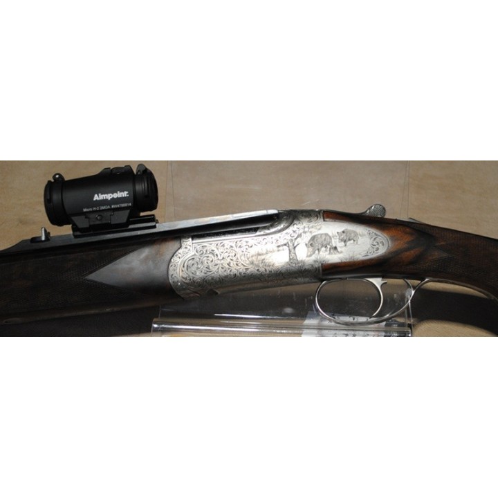 Chapuis Express Artisan C125 superposé - 9,3x74R + Aimpoint