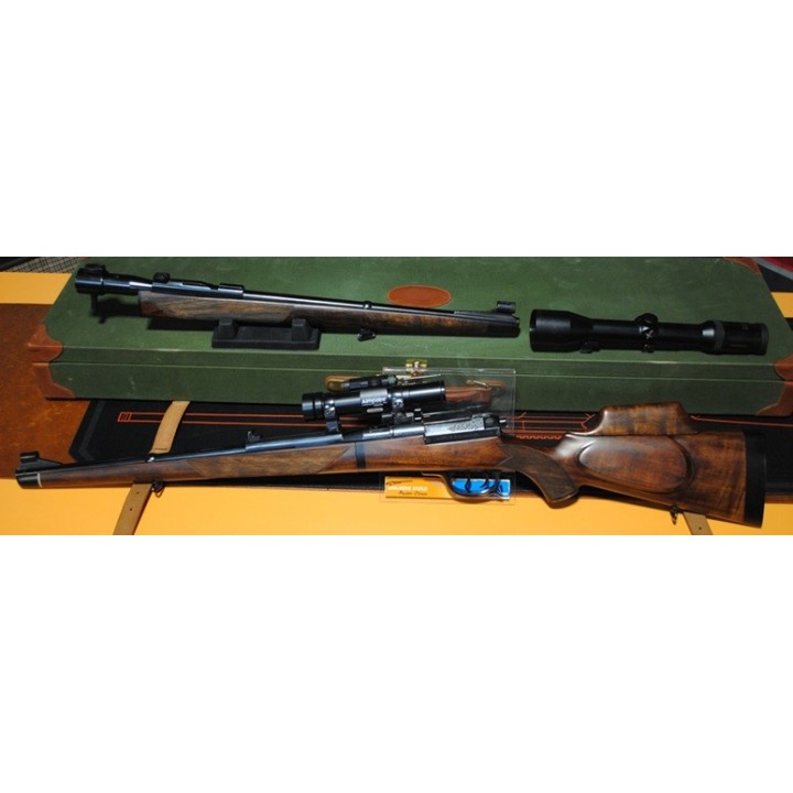 Mauser 66 Takedown Stutzen - 2 canons - 2 optiques