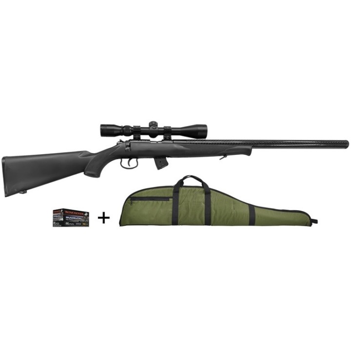 Norinco PACK JW15 22LR silence synthetique + lunette 3-9X32 + housse + balles