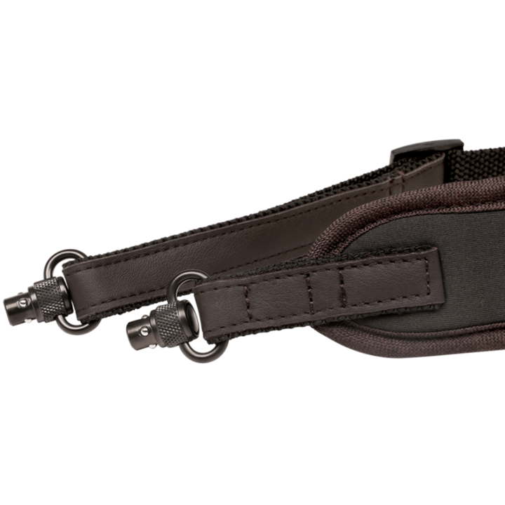Bretelle Walther RS3 - Cuir anthracite + attaches rapide