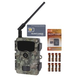 Num'axes - Pack piège photo PIE1061 - 24MP + carte 32GO + 8 piles + sim