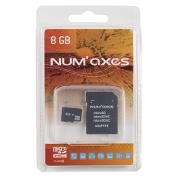 Carte SDHC Num'axes Micro 8 GB