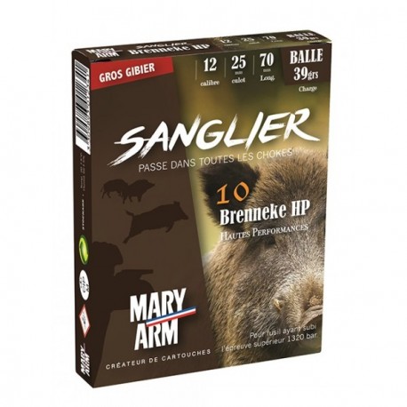 Mary-Arm - Brenneke Sanglier HP - 12/70 - (x10)