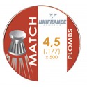 Plombs match - 4,5mm - Unifrance