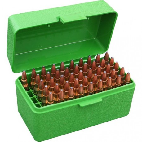 MTM RS-50 Boite à Munitions Vert 222/223 Rem