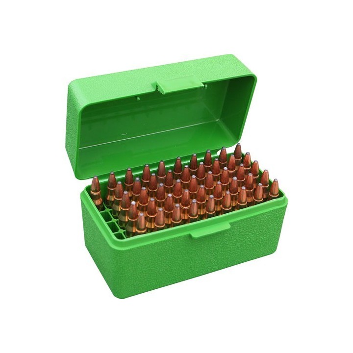 MTM RS-50 Boite à Munitions Vert 222/223 Rem
