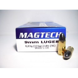 Magtech - 9mm luger - LRN - 124grs - (x50)