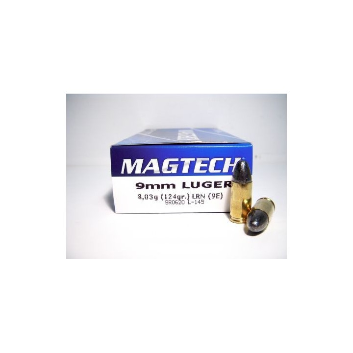 Magtech - 9mm luger - LRN - 124grs - (x50)