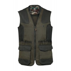 Gilet Ball Trap Evo Noir/Bleu - PERCUSSION - Le-Chasseur