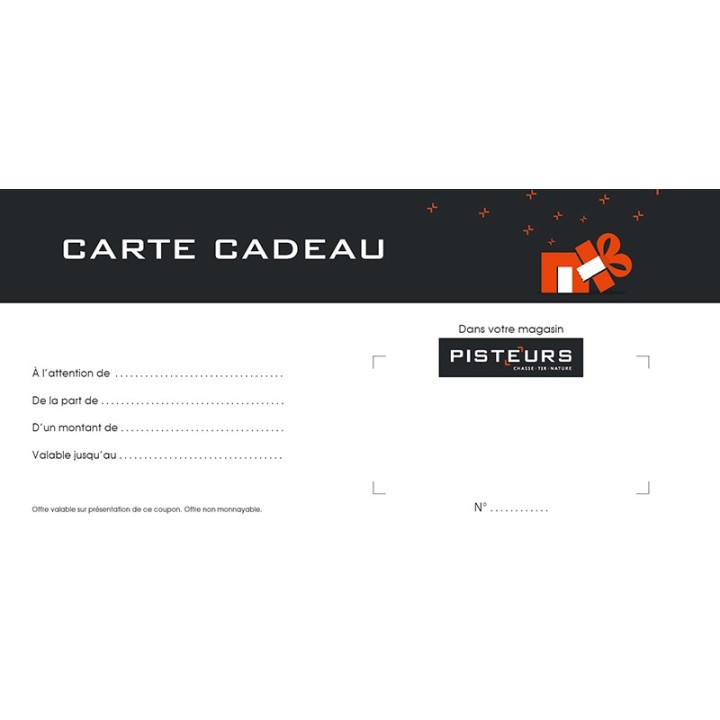 La carte cadeaux Armurerie STEFLO