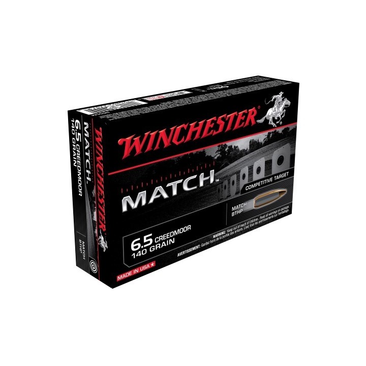 Winchester - 6,5 Creedmoor - BTHP - 9,07g/140grs