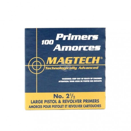 Amorces Magtech Large Pistol No. 2 1/2 (x100)